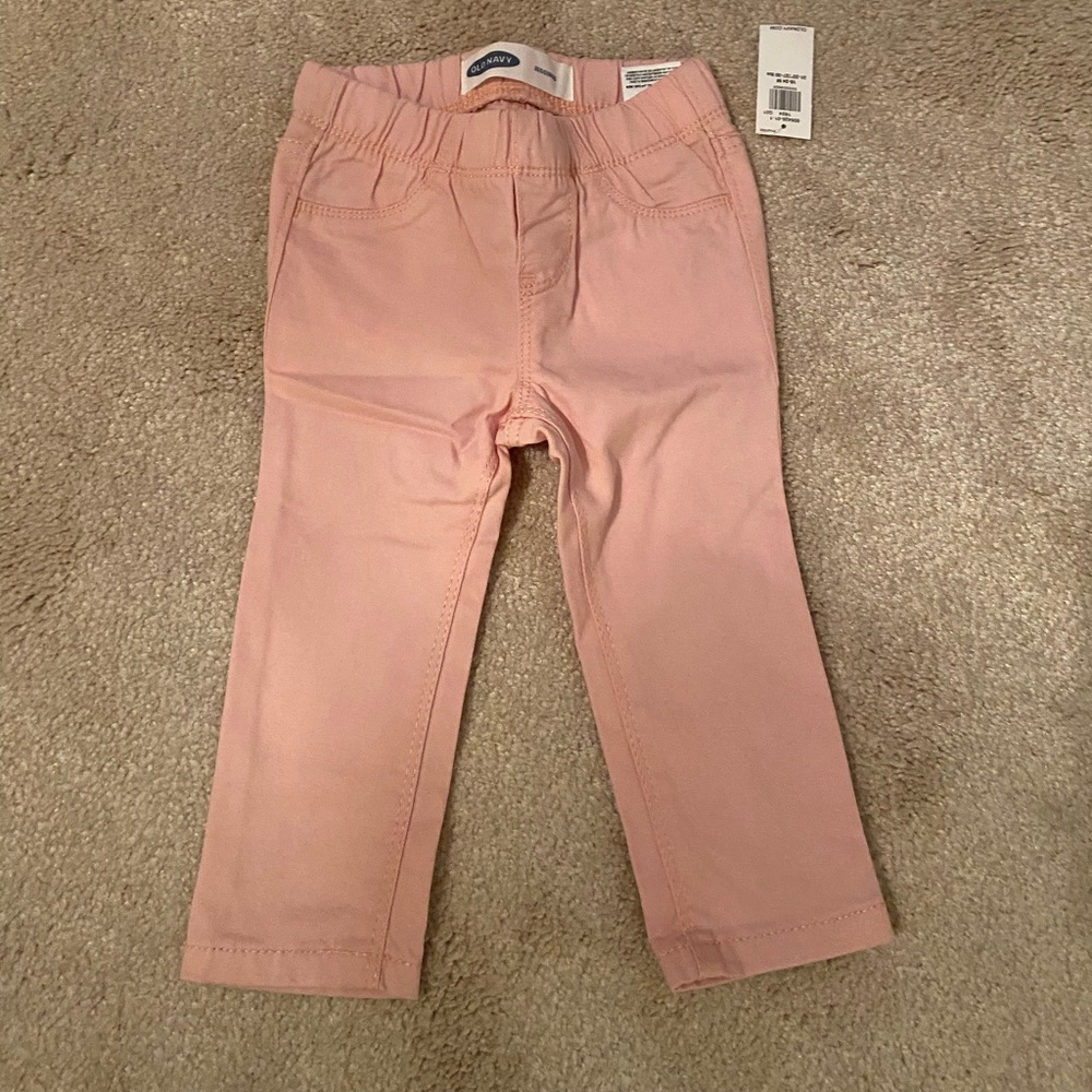 NWT pink toddler jeggings